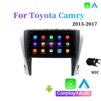 2 din Android Auto Carplay Car Radio Multimedia For Toyota Camry 7 2015-2017 Video Stereo GPS Car Android Video