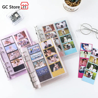 A6 Glitter Photocard Binder 25 Lembaran Poket 100 Foto untuk 2x6 inci Photo Strips 2x6 inci Bookmark
