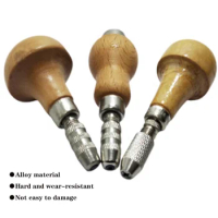 Double head Hand twist drill Mushroom Lock Olive pit DIY Punch hole Cord drill Handle Chuck Mouth Tool kit