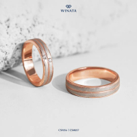 Winata Jewelry Cincin Nikah Tunangan Perak Silver Couple