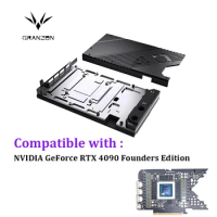 Granzon Water Block Use for NVIDIA GeForce RTX4090 Founder Edition GPU Card / Copper Cooling Radiator / GBN-RTX4090FE