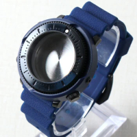 46mm NH35 Watch Case For Seiko Monster Tuna PROSPEX SNE537 NH35A Movement 28.5mm Dial 5Bar Waterproof Watch Case Strap Parts