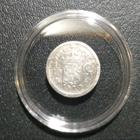 1920 Nederland ⅒ Gulden silver Koin