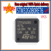 1PCS 100% new original spot STM32G0B0RET6 LQFP-64 STM32G0B0 32-bit MCU,512KB Flash,144KB RAM,6x USART, timers, ADC,DAC 1.7-3.6V