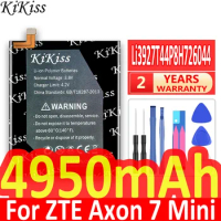 KiKiss 4950mAh Li3927T44P8h726044 Replacement Battery For ZTE Axon 7 Mini Axon7 Mini 7Mini B2017 B2017G 5.2" + Repair Tools Kit