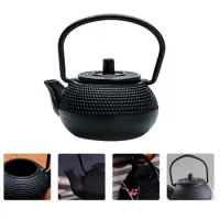 Mini Iron Pot Cast Iron Teapot Tea Set Decorative Tea Pet Adornment Small Tea Kettle Cast Iron Teapot Tabletop Ornament