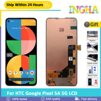 Original 6.34" OLED LCD For Google Pixel 5a 5G Pixel 5 a Display Screen Touch Panel Digitizer For Google 5a Pixel5a LCD Frame