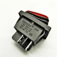 1pcs Kcd4 20A / 250V 4-pin 12V 24V 110V 220V 30x22 DPST IP67 sealed waterproof rocker switch with LED 12V 24V 110V 220V 30x22