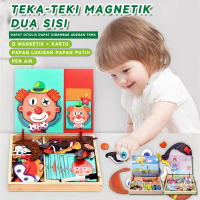 Mainan Magnet Edukasi Bayi & Balita - Meningkatkan Kreativitas, Motorik & Kognitif, Puzzle Magnet In
