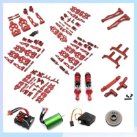 SCY 16101 16102 16103 16201 16101 Pro RC Car 1:16 Red Upgraded Metal Spare Parts Model 4WD/Original Spare Parts 6312 6313 6314