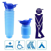 Botol Tempat Pipis Foldable Travel Pee Bottle 750ml PA341 Air Alat Bayi Dapat Dilipat Praktis untuk 