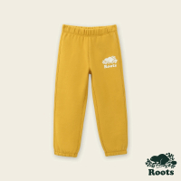 【Roots】Roots小童-絕對經典系列 海狸LOGO休閒棉褲(蜂蜜金黃)