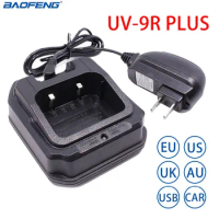 Baofeng UV-9R Charger cable EU/US/UK/AU/USB/Car charger for Baofeng Waterproof UV-XR UV-9R Plus UV9R Pro A58 BF9700Walkie Talkie