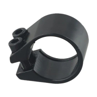 Bike Seatpost Clamp Double Layer Design for extra strength 31 8mm Diameter Easy to Use and Install Black/Silver
