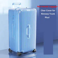Clear Cover For Rimowa essential Trunk Plus 33inch Thicken PVC High Quality Luggage Protector With Zipper