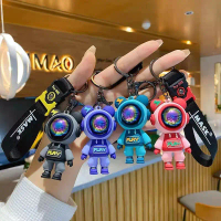 Cartoon Flash Bear Astronaut Keychain Cute Spaceman Bag Pendant Wholesale Mall Claw Machine Wholesal