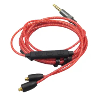 Durable Audio Cable HIFI Earphone Accessories Connector With Microphone Wire Line Replacement RepairingSE215 SE535