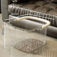 泡腳桶家用女士養生洗腳盆泡腳盆加厚泡腳加高深桶宿舍塑膠足浴桶