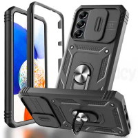 for Samsung Galaxy A53 A51 A52 A25 A32 A33 A22 A42 A14 A13 A24 A34 A23 Case Slider Camera Protect 360 Full Protection Bracker
