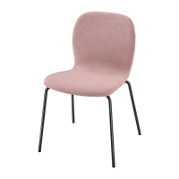 KARLPETTER 餐椅, gunnared 深粉色/sefast 黑色