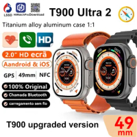 NEW 2024 Smart Watch 9 Real Fixed Screw 49mm 2.19" Amoled Screen with ECG NFC Game Wireless Charge 450Mah Men Women For Sports
