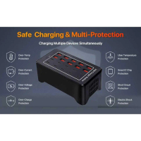 IHDAPP Desktop Charger USB Type C 20 Port - Pengisian Cepat, Hemat Waktu, Desain Desktop