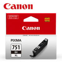 【Canon】CLI-751XL-BK 原廠相片黑高容量XL墨水匣