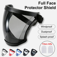 Face shield akrilik Kacamata Masker Pelindung Pestisida Trasparant Pelindung Wajah Masker Pelindung 