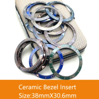 SKX007 Ceramic Bezel Insert, Size 38mm X 30.6mm Curved for Seiko SKX007/SKX009/SKX011/SKX171/SKX173/SRPD Cases Accessories 02