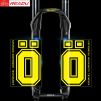 2020 DH MTB Downhill fork sticker front fork decal MTB bicycle fork stickers decals Bicycle Accessories