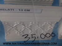 LIST GYPSUM type melati 13 CM lis gipsum gypsem ornamen