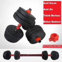 SKY - Dumbel Dumbell Barbel Barbell PVC Set 10Kg 20Kg 30Kg 40Kg 40Kg