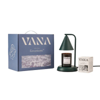 【VANA】村幾何款香氛融蠟燈禮盒-森林綠(2款任選)