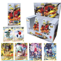 Naruto Collection Cards Box Tier 5 Wave 2 Booster 20pack 100cards Kayou Anime Playing Cards Game Cartas Gift