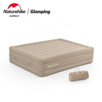 Naturehike 46CM Thicken Camping Mat Inflatable Bed Lazy Air Cushion Bed Tent Mattress