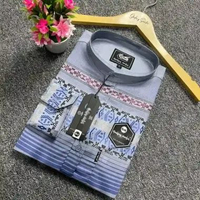 KEMEJA KOKO - KEMKO MOTIF SALUR - KATUN MADINAH SONGKET M