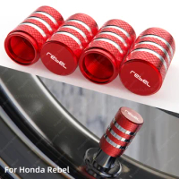 Motorcycle Accessories Airtight Cover For Honda Rebel 300 Rebel 500 CMX Rebel300 Rebel500 Tire Valve Stem Caps