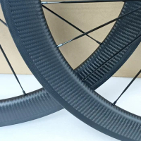 700C Road Bicycle Carbon Wheels 50mm Carbon Bike Wheelset Clincher 25mm width