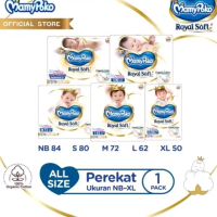 Mamypoko royal soft Perekat / Tape NB84, S80, M72, L62, XL50 (1 pack)