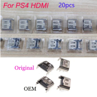 20pcs Original New for Playstation 4 HDMI-compatible Port Socket Interface Connector slot For PlayStation 4 PS4 Fat Port Socket