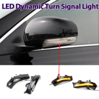 2pcs Car Side Mirror Blinker Indicator Lamp LED Dynamic Turn Signal Light for Toyota CAMRY PRIUS REIZ WISH MARK X CROWN AVALON