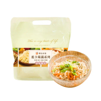 【樂活e棧】低卡蒟蒻麵 燕麥涼麵+醬6入/袋-共1袋(低卡 低熱量 低糖 膳食纖維 飽足感 素食)