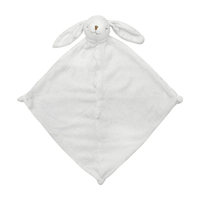 美國Angel Dear 動物嬰兒安撫巾 白色小兔