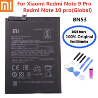 2024 Years 100% Original Battery BN53 For Xiaomi Redmi Note 10 pro 10pro / Redmi Note 9 Pro 9Pro 5020mAh Phone Battery Bateria
