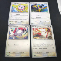 Kartu Pokemon Tcg Indonesia zangoose 122 zangoose 062 chatot 053 jigglypufr 039 set 4