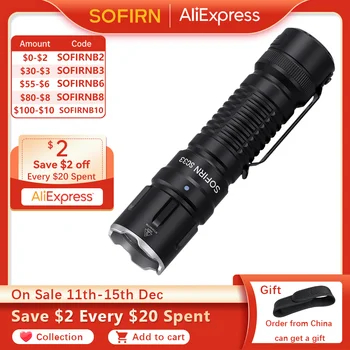 Sofirn SC33 XHP70.3 HI LED Flashlight Tactical 5200lm Powerful 21700 USB C  Rechargeable Torch with Tail E-switch Outdoor Light - AliExpress