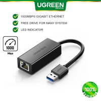 Bộ Chuyển Đổi Ethernet, UGREEN, USB 3.0 sang 1000 Mbps Gigabit Ethernet LAN Network, Tương thích với