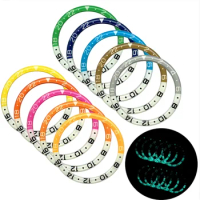 Luminous resin ring mouth outer diameter 38mm inner diameter 31.5mm watch accessory ring SKX007 SKX011