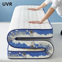 UVR Double Mattress Milk Silk Fabric Memory Foam Filling Single Tatami Household Foldable Breathable Latex Mattress Full Size