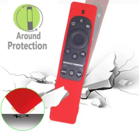 1 Pc Protective Case for Samsung TV Remote BN59 Series Shockproof Silicone Cover Smart TV Remote Control Protective Case Holder